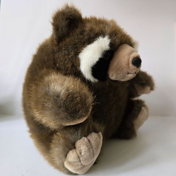 Mary Meyer Plush Raccoon Stuffed Animal Toy 10" Brown Eyes - Picture 2 of 16